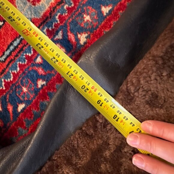 Vintage Waddington Brown Women's Sheepskin Lambskin Winter Jacket sz M - Picture 13 of 14